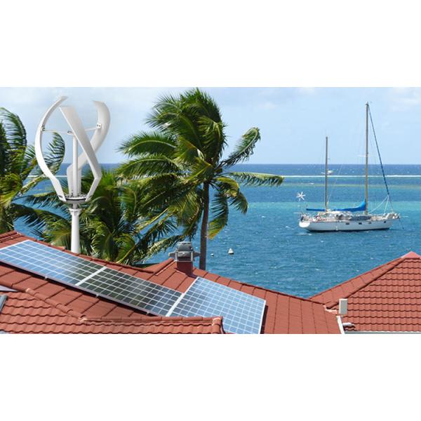 Mini 200W Wind Turbine , Portable Wind Turbine IP54 Protection Grade