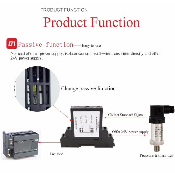 Intrinsically safe 4-20ma signal isolator for simulated thermocouple inputs