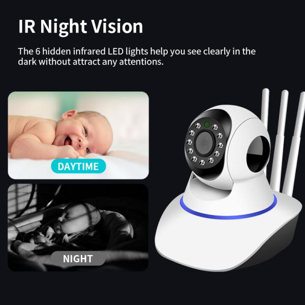Wireless HD Home Indoor Security Camera Video Call Full Color Night Vision