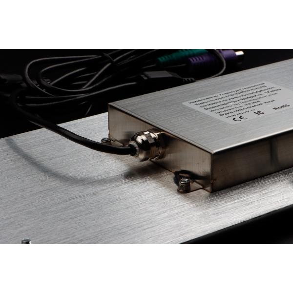 Ruggedized Silicone Industrial Keyboard With Touchpad, Washable Silicone Medical Keyboard