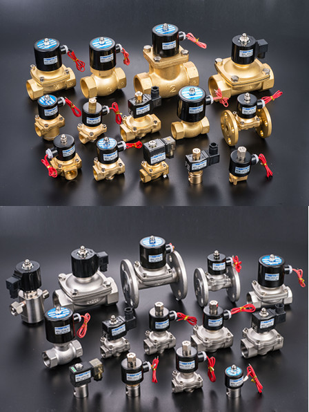 Viton 3/4 Inch Gas Water Brass Solenoid Valve High Temperature Resistance