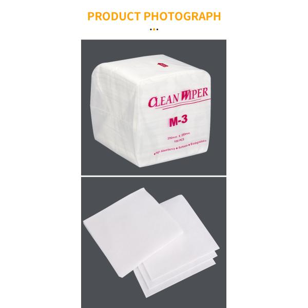 Pharmaceutical Clean Room Wipes Dust Free Paper For Autoclaving 100pcs