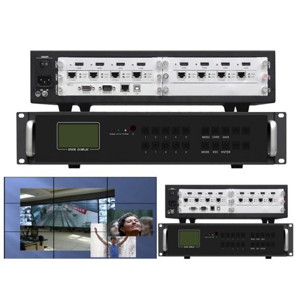 Dual Power Supply Support For Up To 64 Displays Modular Video Wall Controller