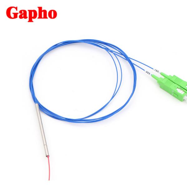 Fiber FBT Fusion Pull Cone Steel Tube PLC Optical Splitter 1x2 2x2 for FTTH