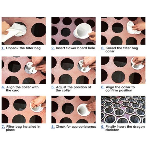 Air Filter Dust Antistatic P84 FMS Nomex PTFE Filter Bags For Cement Industrial Filter