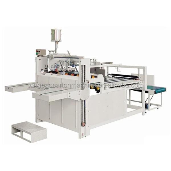 Electric Driven Manual Feeding Corrugated Carton Folder Gluer Machine with CE Standard