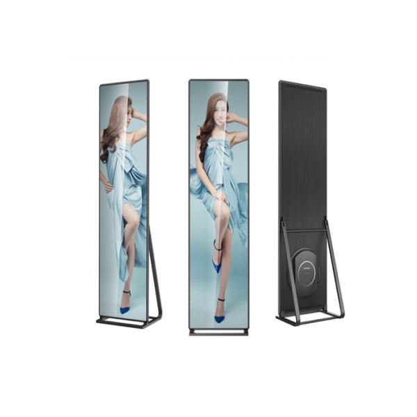 Free Standing LED Poster Display P2.5 Indoor 1920X640mm For Stores Airports Exhibitions