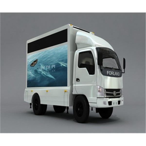 Custom Design Truck Mounted Led Display , Advertising Trailer Led Display