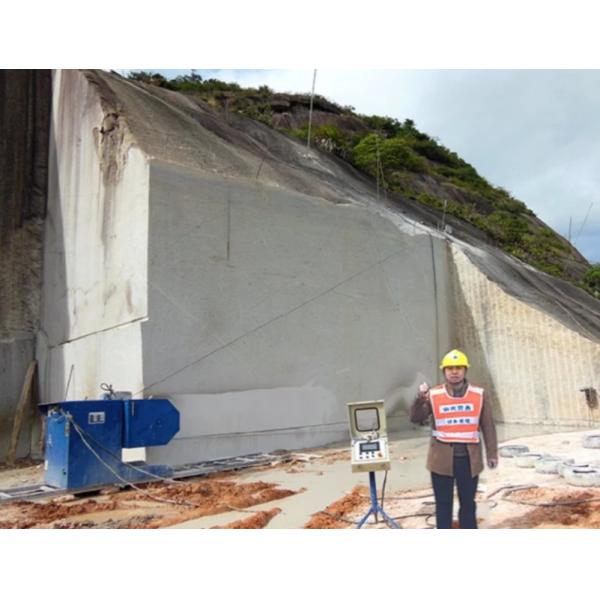 Marble Granite Wire Saw Cutting Machine , Wire Saw Machine 360 Degree Rotation