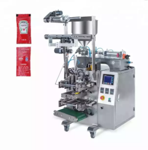 0.6Mpa 15Ppm Automatic Liquid Packing Machine For Chilli Sauce Pasty