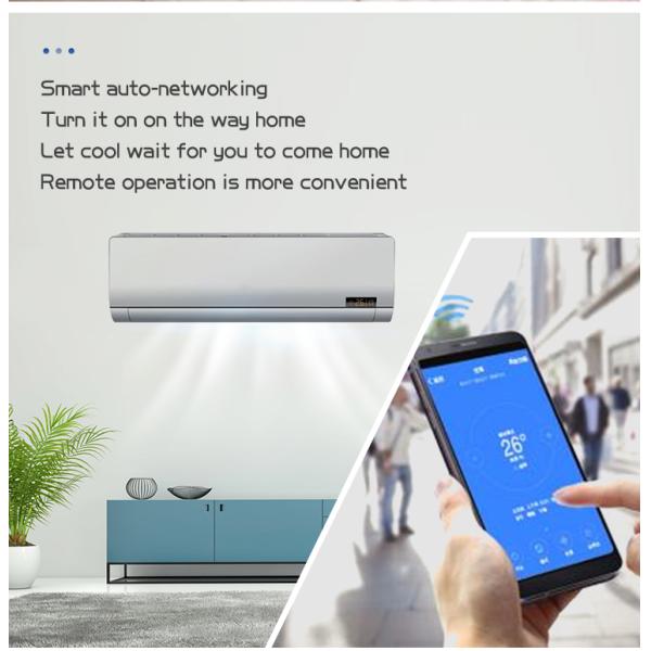 Wall Mounted Aircon Fixed Speed Air Conditioner Eco Friendly R410A Sealed System