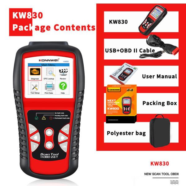 Konnwei Battery Voltage Tester Automotive Battery Testing Equipment With Printer