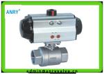 Teflon - Lined Differential Pressure Control Pneumatic Actuated Ball Valve PTFE