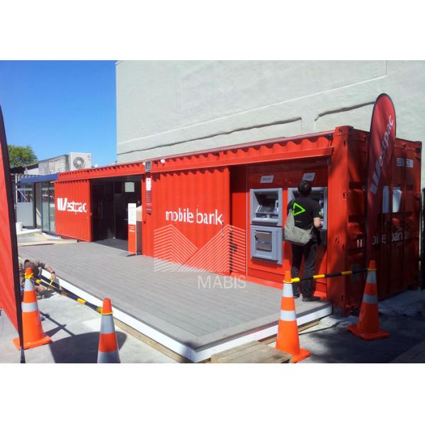 Prefabricated Shipping Container Restaurant , Fast Assembly Shipping Container Shop