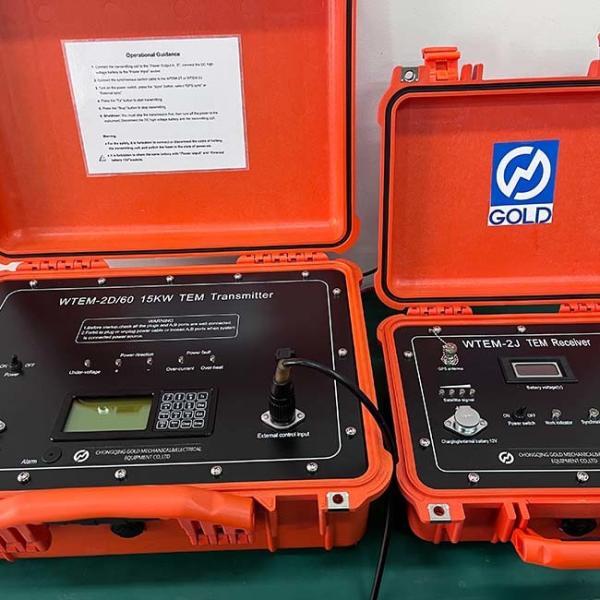 Underground Time Domain Electromagnetic Survey Equipment TDEM