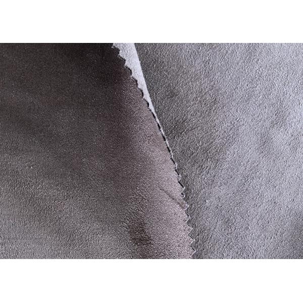 Solid Dyed Weft Stretch Micro Suede Polyester Fabric For Garment