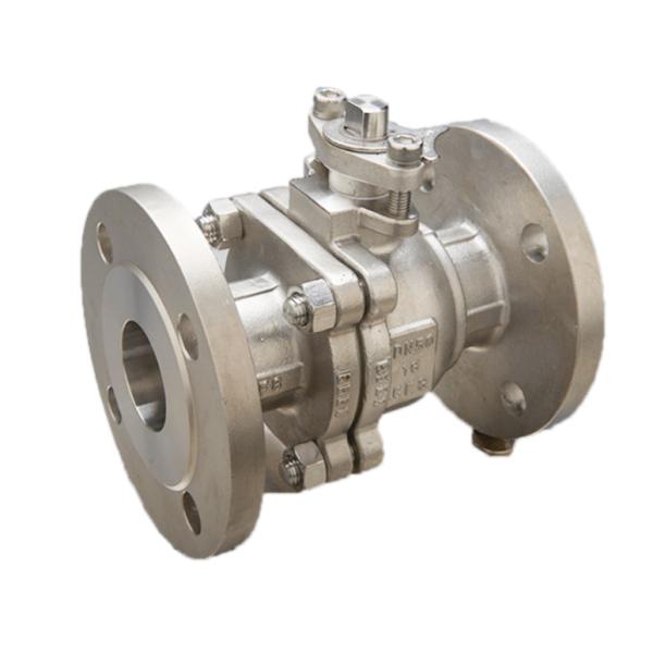 Reduced Bore F304l Floating API 607 Stainless Steel Flange Ball Valve With Nipples