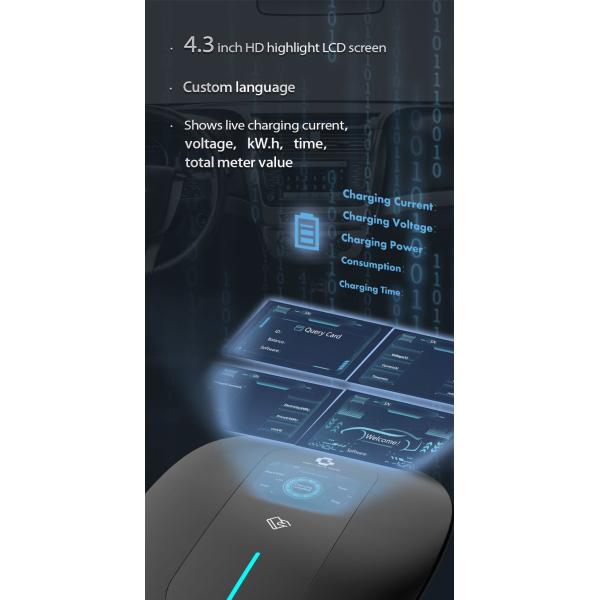 IEC 62196-2 Car EV Charger 32A 3P 380V Home EV Charging Station ROHS FCC CE