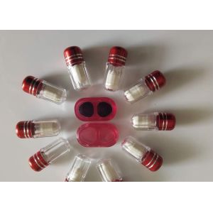 2ml Pink Capsule Packaging Bottles Healthcare Supplement