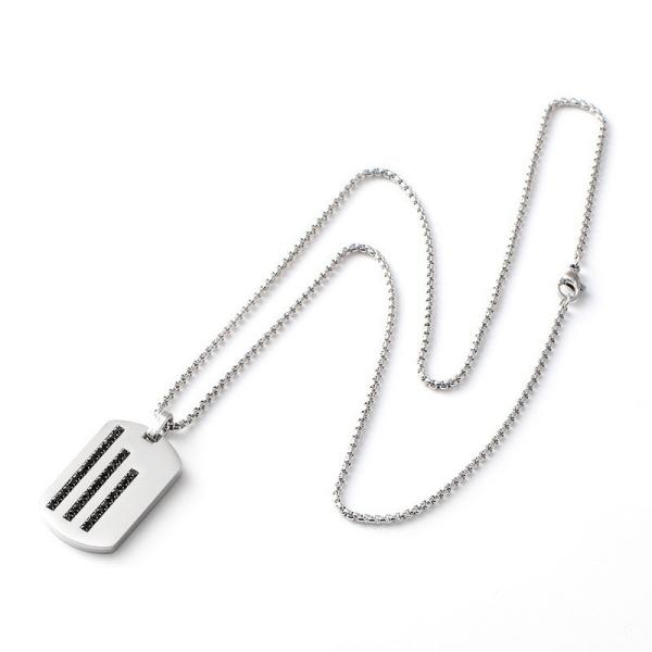 Personalized, fashionable, simple accessories, stainless steel high-end pendant, men's necklace, romantic, trendy, creative accessories