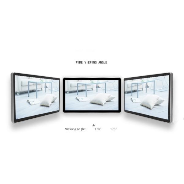 High Brightness 43 Inch LCD LED Wall Mounted Digital Advertising Screen