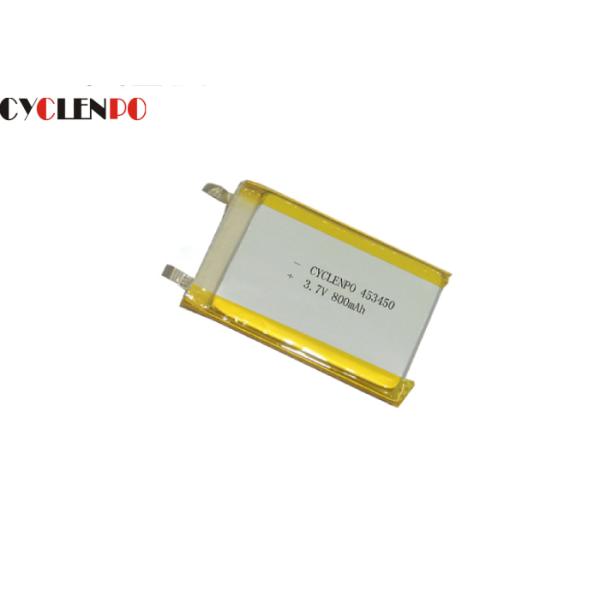 LP-453450 Lithium Ion Polymer Rechargeable Battery , 3.7 Volt Lithium Polymer Battery 800mah