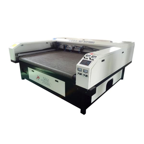 High Laser Power Fabric Cutting Equipment , Fast Speed Automated Fabric Cutter