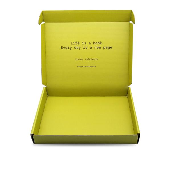 Folding Corrugated Paper Box Custom Printed Packing Book Shipping Boxes