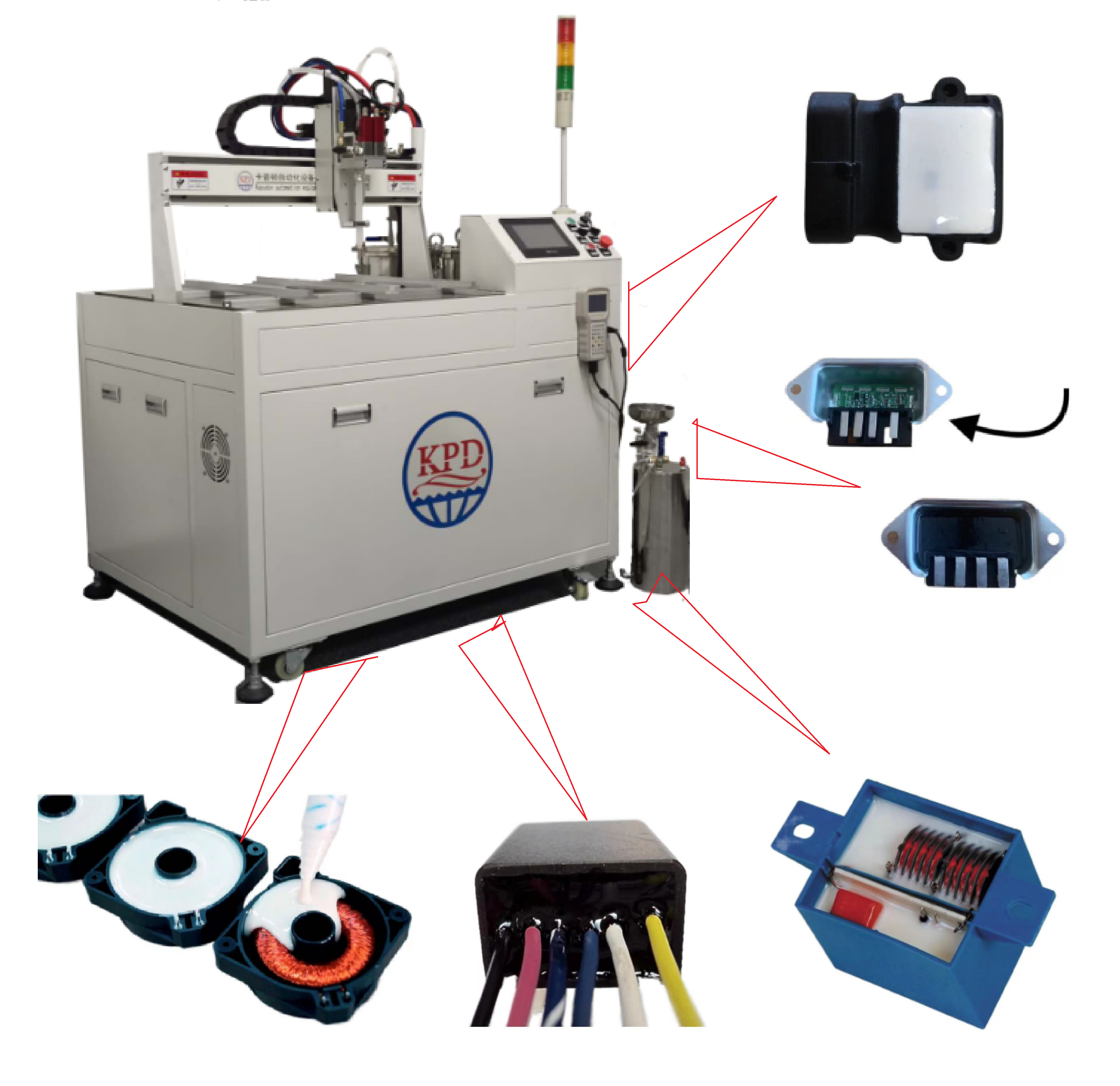 China Polyurethane Sealant Dispensing Machine Automatic Control wholesale