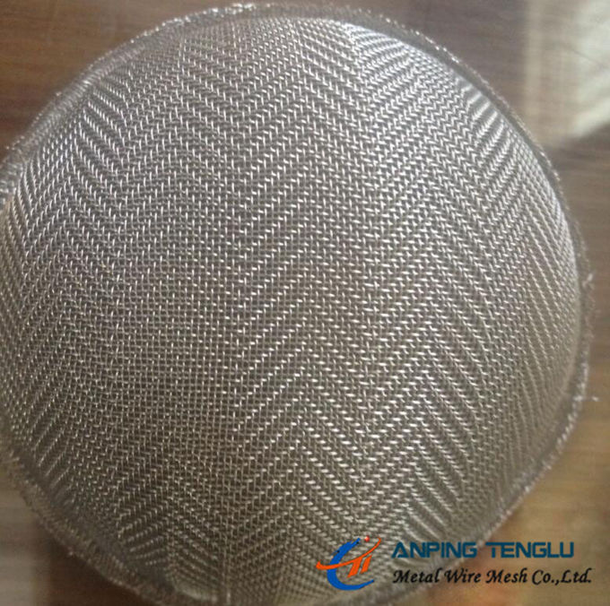 AISI304 8 To 100 Stainless Steel Woven Wire Mesh Herringbone Weave