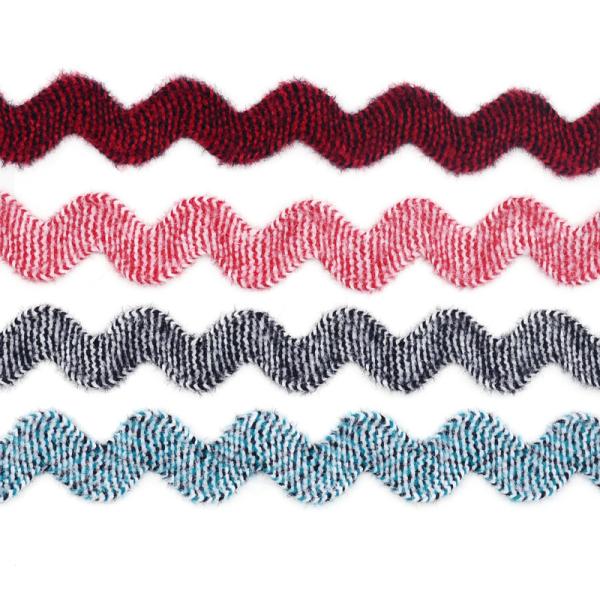 Multi Colors Zig Zag Rick Rack Trim For Clothes Decoration