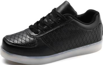 USB Rechargeable Led Light Up Shoes With Lithium Battery