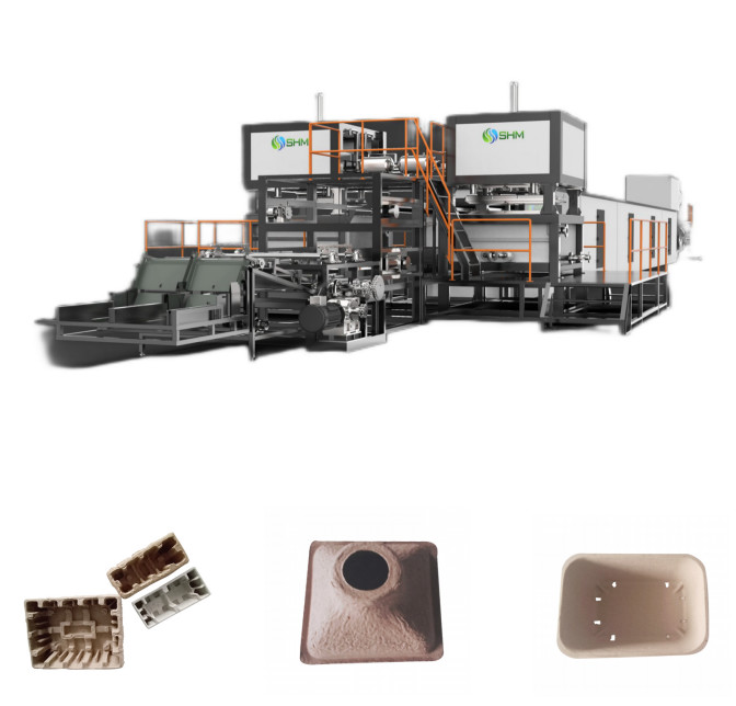 China Paddy Nursery Tray Machine Automatic Fiber Process Forming Machines wholesale