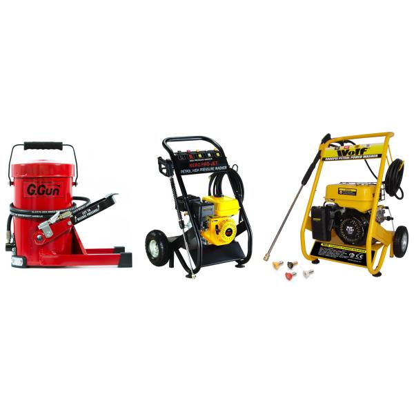 6000PSI High Pressure Washing Machine Hose Rawhide Surface