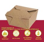 Takeout Boxes Paper, 8 OZ Take Out Food Container, Kraft Small To Go Box,