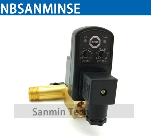 NBSANMINSE SR - A - 15 Electronic Drainer G1 / 2 1.6Mpa Exhaust Valve Water Drainer Water Valve DC24V AC220V High Quality