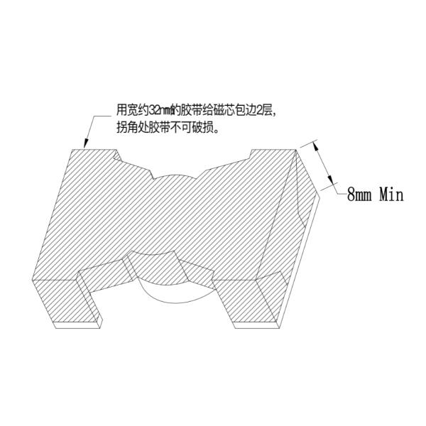 PQ3225 PQ Type High Frequency Transformer Electronic Components Manufacture Customized DW6545