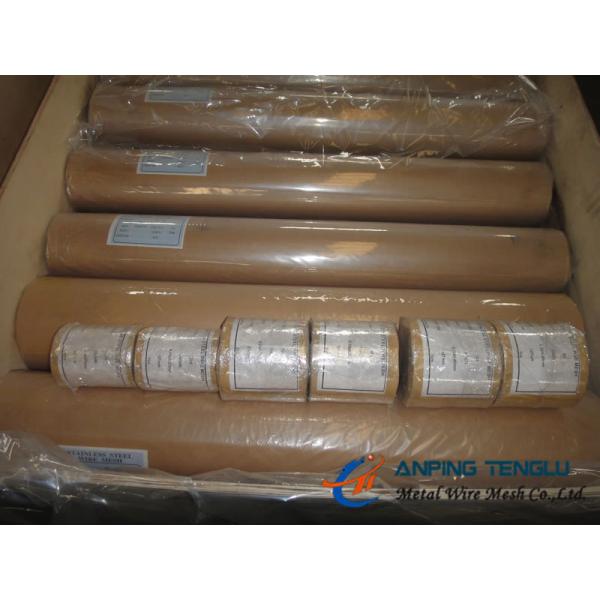 35X190mesh Plain Dutch Weave Stainless Steel Wire Mesh, 74um Aperture