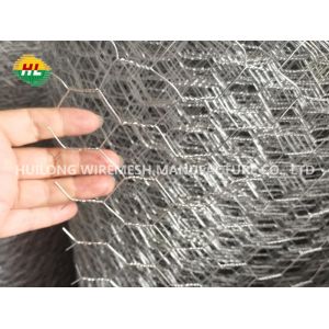 China Galvanized Steel Hexagonal Wire Netting 1.2x25x0.9mm on sale