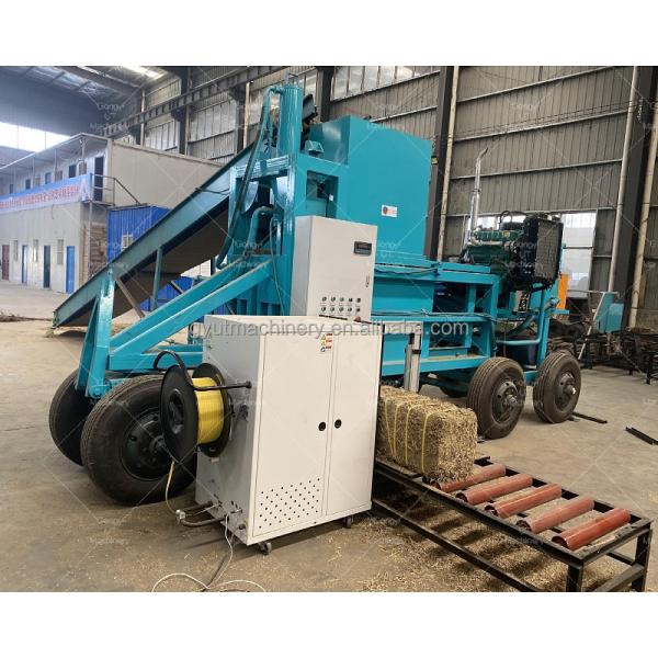 Baler Dry Hay Automatic Air-Cooling Compress Machine Bale Weight 20-30kg