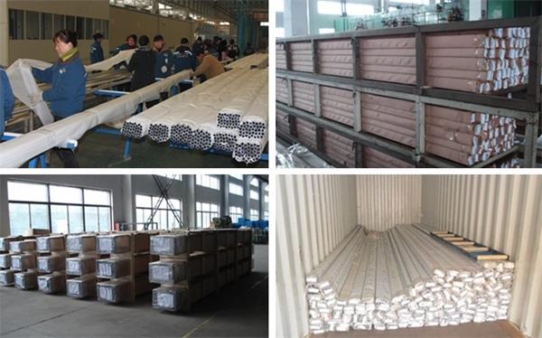 Rectangular Extrusion Bronze Color Anodized Aluminium Profile for Window