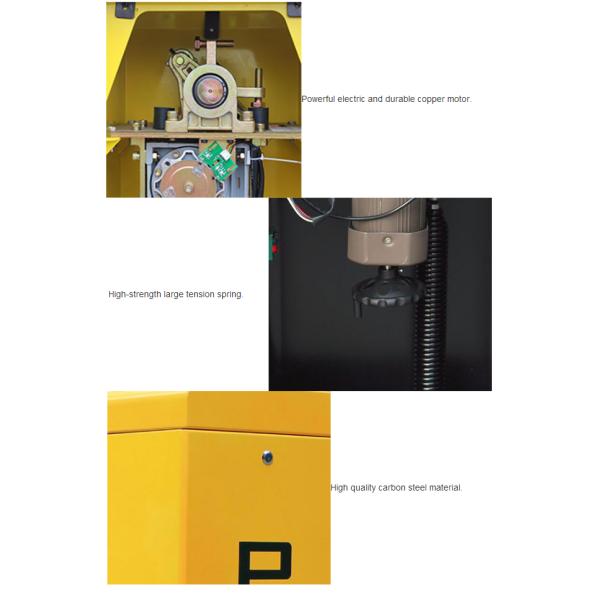 IP65 Parking Lot Automatic Security Gates Motor Rated Power 80W