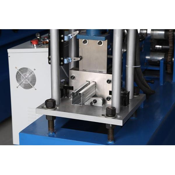 High Efficiency Steel Door Frame Making Machines For Garage Door Guide Rail