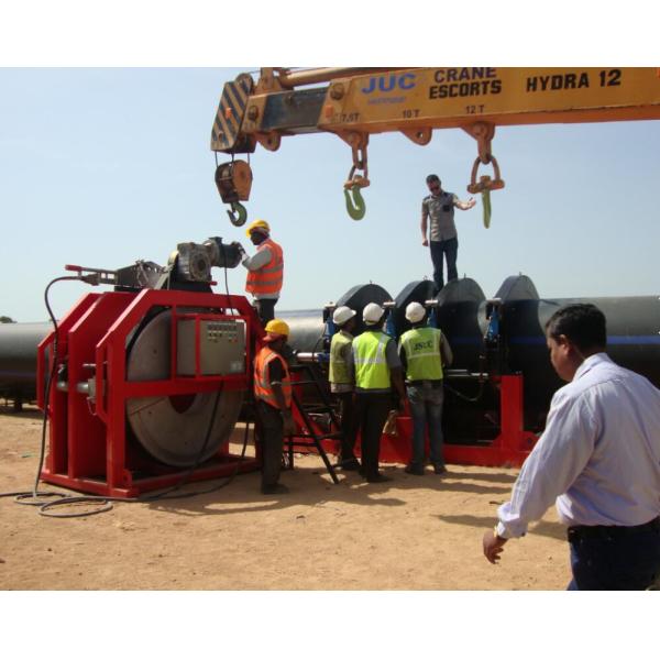 Fully Automatic HDPE Pipe Hydraulic Butt Welding Machine 1800MM 35KW