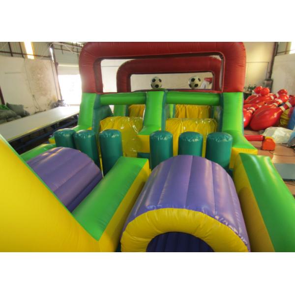 Hot inflatable football obstacle course inflatable soccer obstacle course inflatable obstacle course sport game