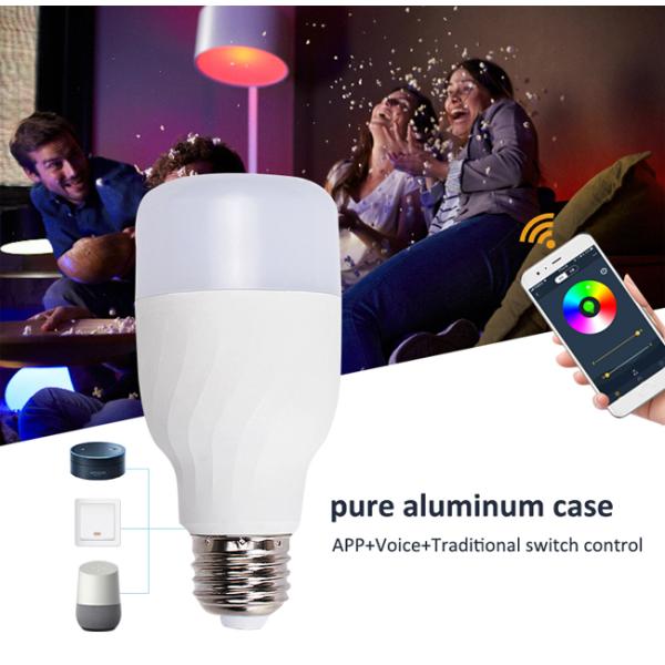 5W RGB Wifi Smart Led Light Bulb 600 Luminous Flux Lm 220V / 110V Rated Voltage