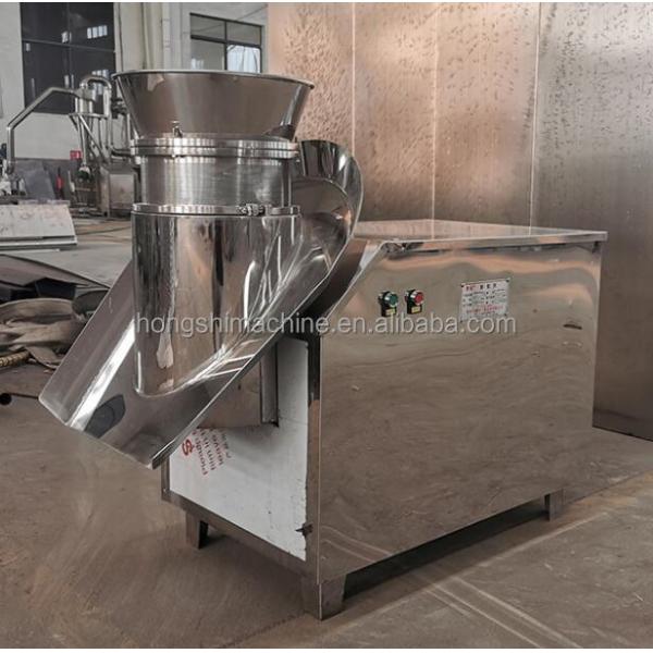 Chicken Essence Granlues Making Machine , Rotary Drum Wet Powder Extruding Granulator Machine