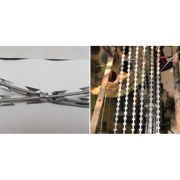 Kenya Flat Wrap Razor Wire 10 meters Galvanized Security barbed wire