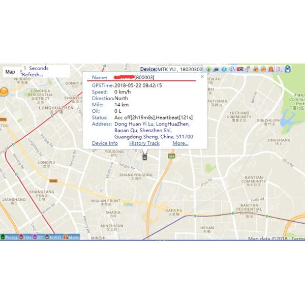 Wide Input Voltage GPS Tracking Device With Ceramic GPS Antenna