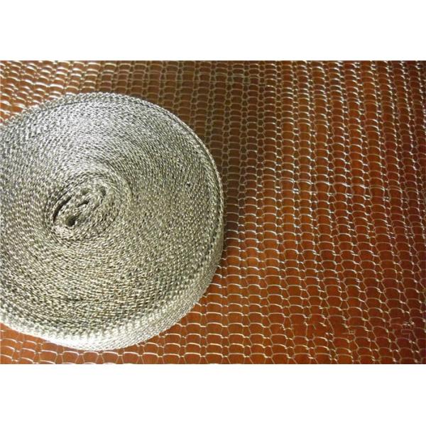 Tin Coated Knitted Wire Mesh 40mm 30m/roll Vapour Liquid Filtering For Shielding